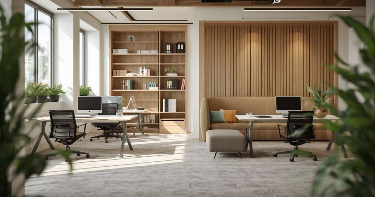 Interior design team at work